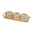 thumbnail image 4 of Youkk Fruit Snacks Serving Platter Serving Bowls Storage Container for Wedding Amber 3 Bowls, 4 of 8