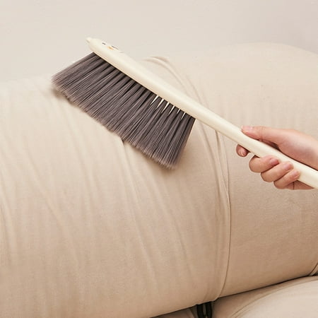 

atinetok Household Cute Cleaning soft Bristle Brush Carpet Cleaning Sweeping Bed Brush Artifact Does Not Fall Hair Long Handle Bed Brush Housework Dusting Brush Multi-Purpose Restoration Product