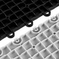 Pegged Edge for Interlocking Garage Floor Tiles, 12 x 2.75Inch, Black