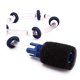 thumbnail image 2 of Tail Sweep Pro with Scrubber, Tail Sweep Pro Replacement 1 Tail Sweep Pro with 12 Foam Scrubber for Pool Cleaner Parts, 2 of 5
