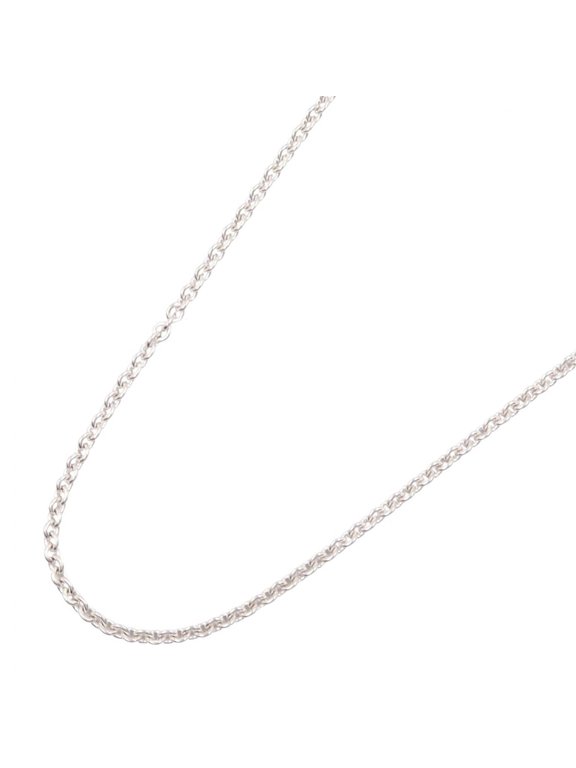 Pre-Owned Cartier chain necklace, 18K white gold (WG) silver.