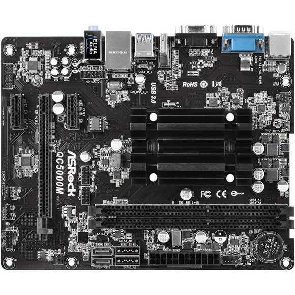 Placa madre ASROCK QC5000M con procesador integrado SOC DDR4 Micro ATX