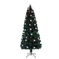 thumbnail image 3 of 7FT Artificial Christmas Tree with 7-Color Changing LED Lights, Acrylic Snowflakes, 290 PVC Branches, Sturdy Metal Stand, Easy Assembly for Indoor & Outdoor Holiday Decoration (Green), 3 of 10