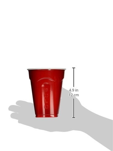 Solo Squared Plastic Cup, 18oz, A plastic party cup