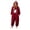 Red, variant on Halloween Onesie Pajamas Adult Pumpkin Ghost Halloween Costume Pajamas Adults Hooded Jumpsuit Sleepwear One Piece Union Suit Outfit Soft Cozy Lounge Wear for Holiday Party(cute ghost_B)