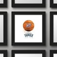 thumbnail image 5 of Gallery Pops NBA Oklahoma City Thunder - Drip Basketball Wall Art, Black Framed Version, 12" x 12", 5 of 5