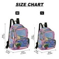 thumbnail image 2 of FORMRS Mini Backpack Purse for Women Travel Daypack Casual Shoulder Bag, Purple Window Scene, 2 of 7