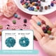 thumbnail image 2 of 105 Pcs 10mm Perlas de arcilla con strass para hacer joyería, perlas de disco azul al por mayor para pulseras, collares, aretes, manualidades y decoración DIY., 2 of 7