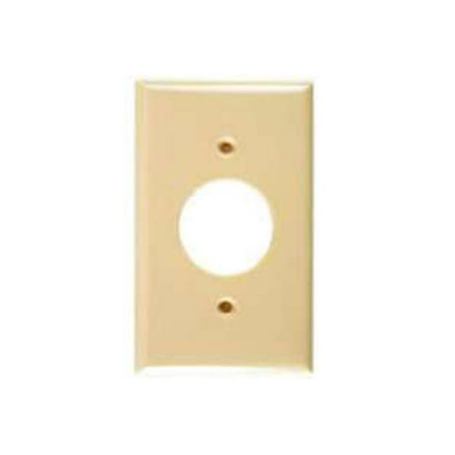 Cooper Wiring 5131V-Box Single Outlet Wall Plate, Nylon - Ivory Pack Of 15