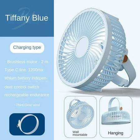 

Protable Desk Fan Wall Fan with Light Mini Personal Fan Table Fan Upgraded Remote Controlled Powerful Cooling Fan for Home Office Car Outdoor Travel Laptop Battery Operated USB Rechargeable