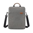 thumbnail image 1 of kusrkot Tablet Single Shoulder Bag Carrying Case Protective Smoothly Zipper Oxford Cloth L Gray, 1 of 9