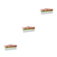 thumbnail image 2 of Matsuzay Simulación de flores artificiales, plantas, valla, maceta, planta falsa para de oficina, centro de mesa, arreglo para el hogar, Type1 NO1, 2 of 6