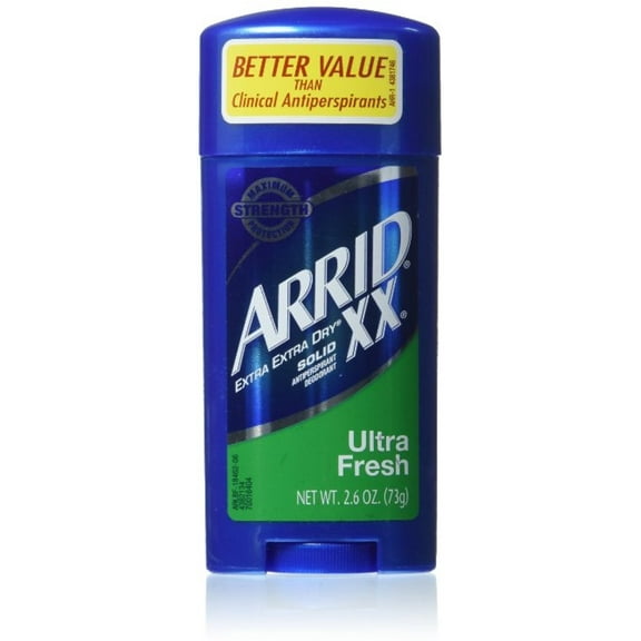 ARRID XX Anti-Perspirant Deodorant Solid Ultra Fresh 2.70 oz (Pack of 6)
