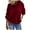 Red, variant on Sherpa Hoodies for Women Fall Winter Cozy Warm Lightweight Button Pullover Plain Hooded Fleece Sweater Fuzzy Tops (L, Red)