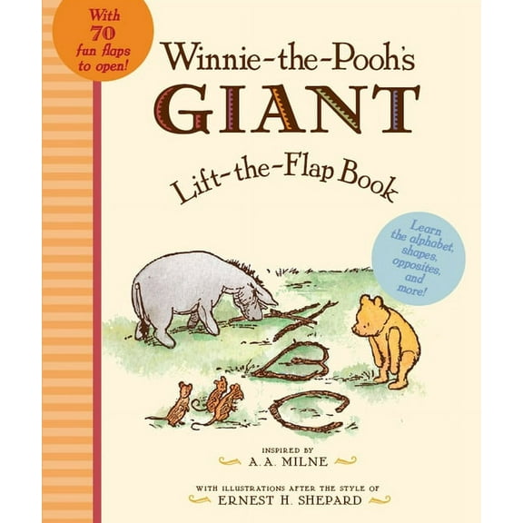 Winnie-The-Pooh Winnie the Pooh's Giant Lift The-Flap, (Board Book)