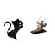 thumbnail image 1 of Reloj de pared,Reloj de pared con diseño de gato para guardería,sala de juegos y interior,estatua de bailarina de ballet,Estatua de bailarina de ballet,figura de bailarina,Escultura de resina, 1 of 8