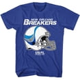 thumbnail image 1 of USFL New Orleans Breakers T-Shirt Logo Casque Royal Adulte TG, 1 of 2