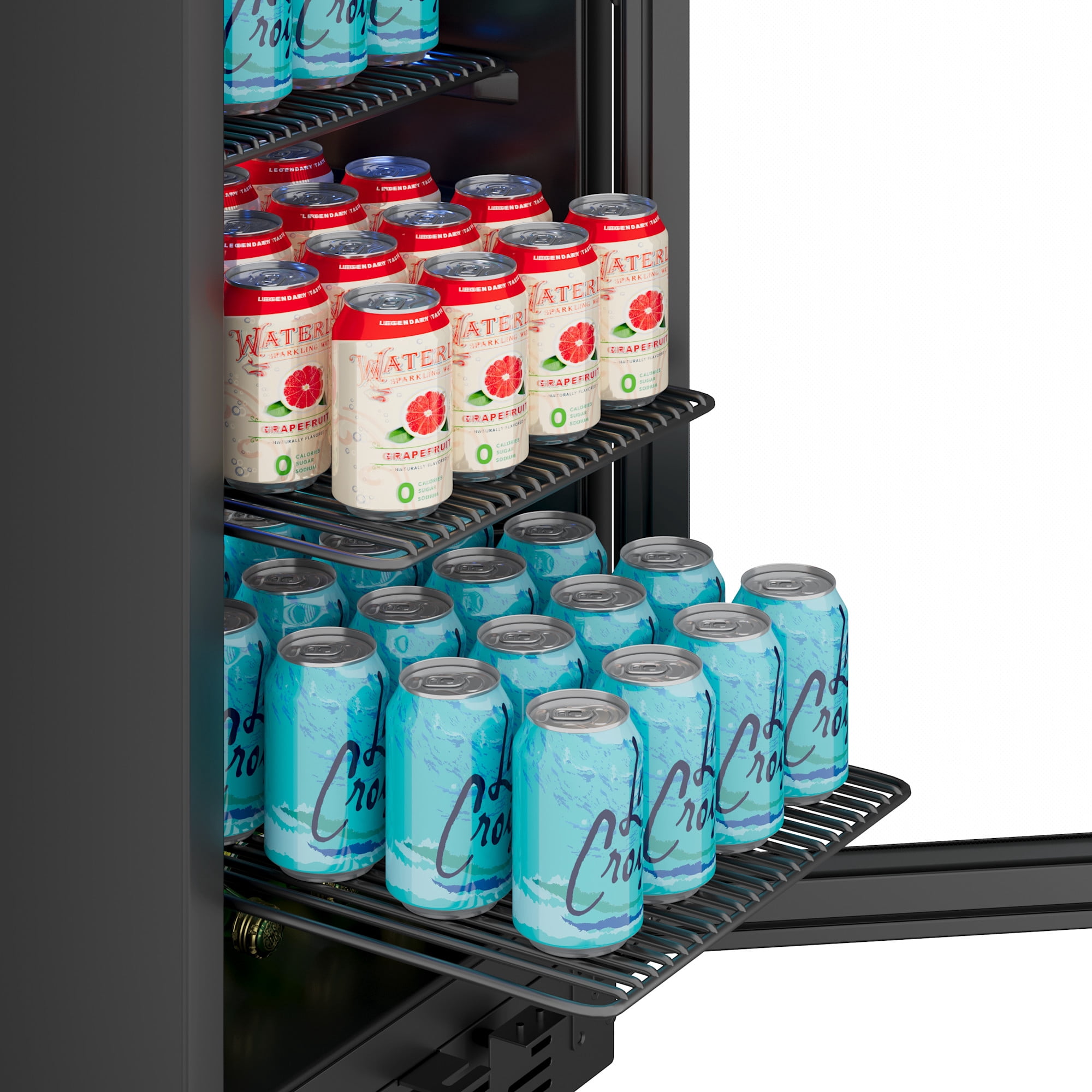 Edgestar Bbr901bl 15" Wide 80 Can Built-In Beverage Center - Black