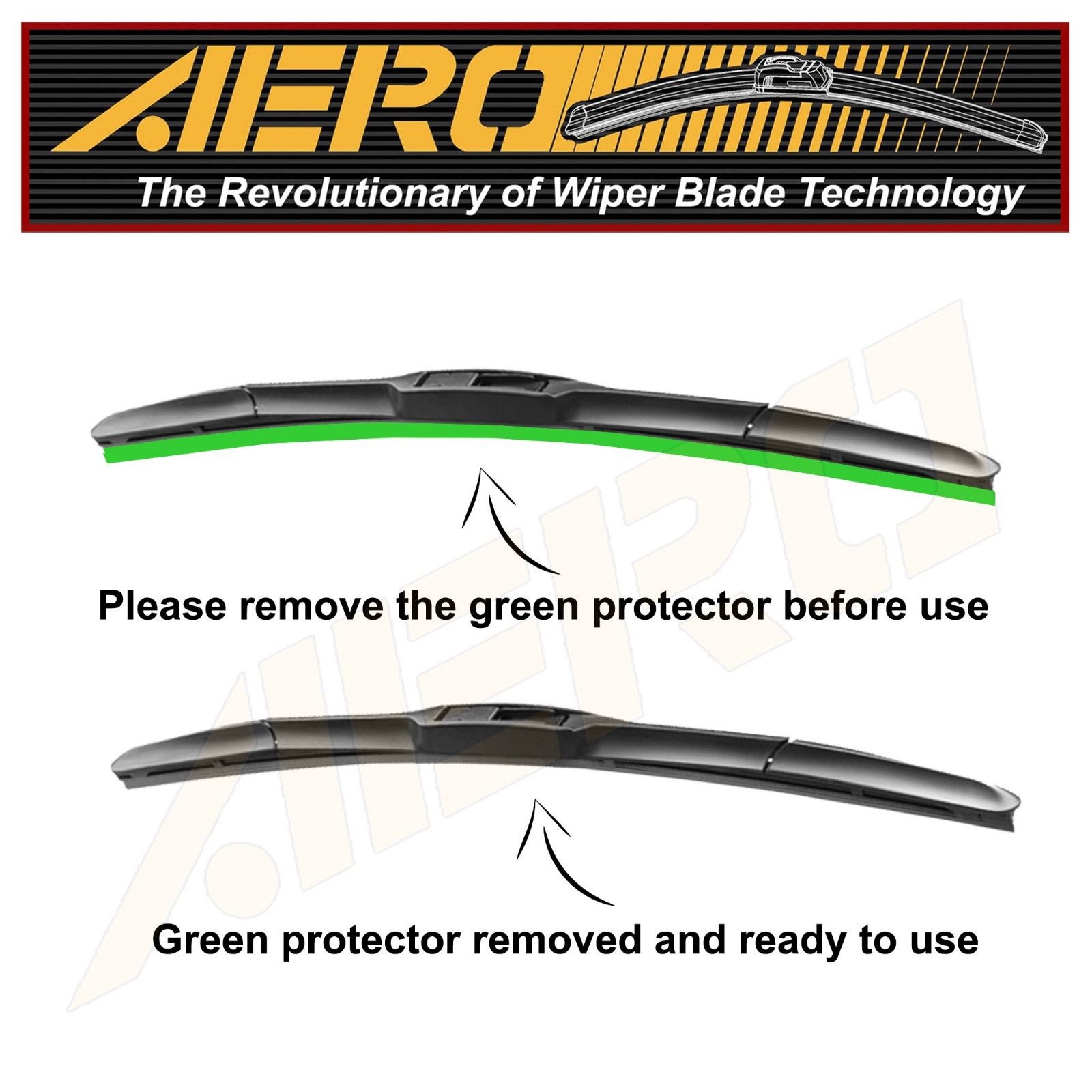 AERO Hybrid 26"+18" All-Season Windshield Wiper Blades (Set of 2) - image 4 of 8