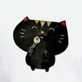 thumbnail image 3 of CafePress - Black Sushi Cat T Shirt - Men's White Classic Cotton T-Shirts, 3 of 4