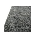 thumbnail image 3 of Unique Loom Davos Shag Collection Area Rug - Solid (7' 10" Square Peppercorn), 3 of 6