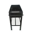 thumbnail image 6 of Folding Garden Carts Mobile Metal Raised Garden Bed Cart with Legs, Elevated Tall Planter Box with Wheels for Outdoor Indoors House Patio Backyard Vegetables Tomato DIY Herb Grow Black,Heavy Duty Gar, 6 of 25