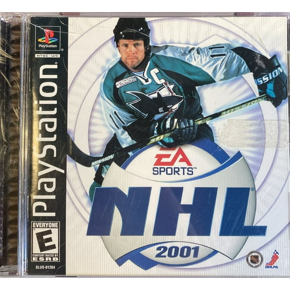 EA Playstation 1 NHL 2002 Video Game (Cracks on the case)