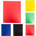 thumbnail image 3 of Two-Pocket Folder, Letter Size, 5 Pack, Colored File Folders, Filing Folders, File Folder A4 Plastic Folder with Metal Staple Tongue, Sturdy Plastic File Folder for School and Office, 3 of 8