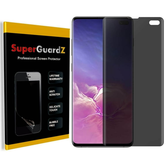 For Samsung Galaxy S10  Plus - SuperGuardZ Privacy Anti-Spy Screen Protector, Anti-Scratch, Anti-Bubble, Anti-Fingerprint
