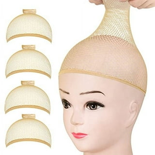 Fandamei Wig Cap, 4PCS Black Mesh Wig Cap Net, Closed End Hair Mesh Net Wig  Caps, Liner Weaving Caps for Women, Men, Kids