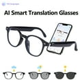 thumbnail image 5 of Unisex AI Translation Smart Glasses - 164-Language Support, Polarized Lens, AI Voice, iOS/Android, Halloween Gift, 5 of 17