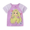 thumbnail image 2 of Disney Princess Rapunzel Short Sleeve T-Shirt and Shorts Set (Girls), 2 Piece Set, Sizes 2T-6X, 2 of 7