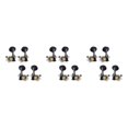 thumbnail image 2 of Dalazy 4Pcs Ukulele Tuning Pegs with Concave Button Guitar Accessories for Open Front Hole Enhanced Performance Style A 3Set, 2 of 6