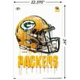 thumbnail image 3 of NFL Green Bay Packers - Drip Helmet 20 Wall Poster, 22.375" x 34", 3 of 5