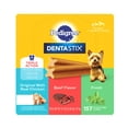 thumbnail image 3 of Pedigree Dentastix Toy & Small Breed, Original, Beef Flavor & Fresh, 2.36 Lb. Variety Pack, 3 of 12