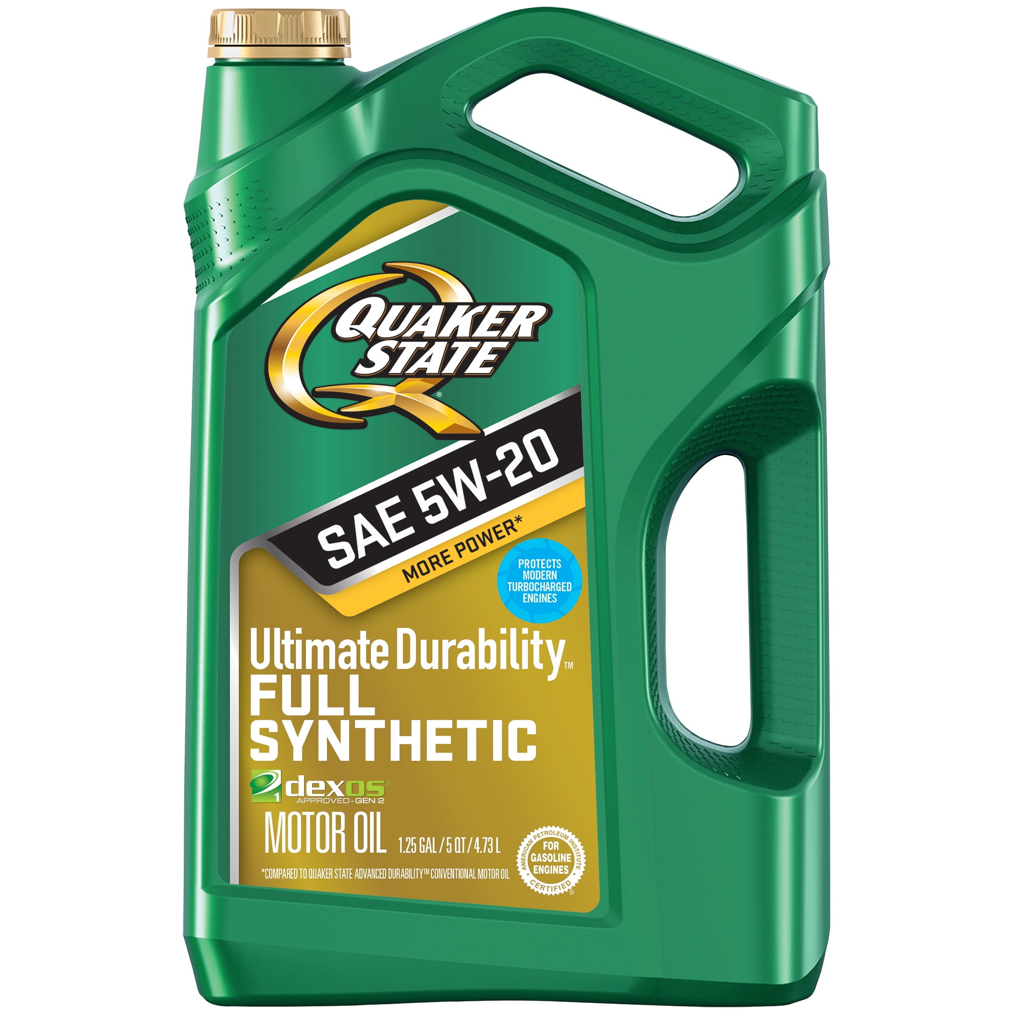 Quaker State Ultimate Durability 5W20 Full Synthetic Motor Oil, 5