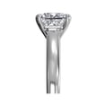 thumbnail image 4 of Princess Cut Moissanite Diamond Ring 18K White Gold Plated , Sterling Silver Ring Diamond Moissanite Ring Stacking Ring Simple Ring Anniversary Ring, 4 of 6