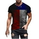 thumbnail image 1 of Blusa Del Día de la Independencia de los Hombres, Suéter de Impresión Casual Cuello Redondo para Uso Al Aire Libre Y Diario, Camiseta Patriótica de Moda, 1 of 8