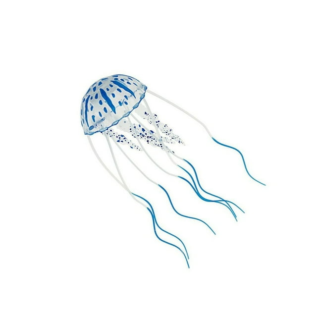 DPTALR Fish Tank Fluorescent Glowing Beauty Artificial Fake Jellyfish Ornament Aquarium