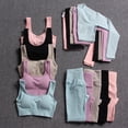 thumbnail image 2 of Ropa deportiva sin costuras para mujer, conjuntos de Yoga, Sujetador deportivo de entrenamiento, ropa de gimnasio, mallas de cintura alta, chándal de Fitness para mujer, trajes atléticos Tan Jianjun unisex, 2 of 2