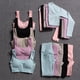 thumbnail image 2 of Ropa deportiva sin costuras para mujer, conjuntos de Yoga, Sujetador deportivo de entrenamiento, ropa de gimnasio, mallas de cintura alta, chándal de Fitness para mujer, trajes atléticos Tan Jianjun unisex, 2 of 2