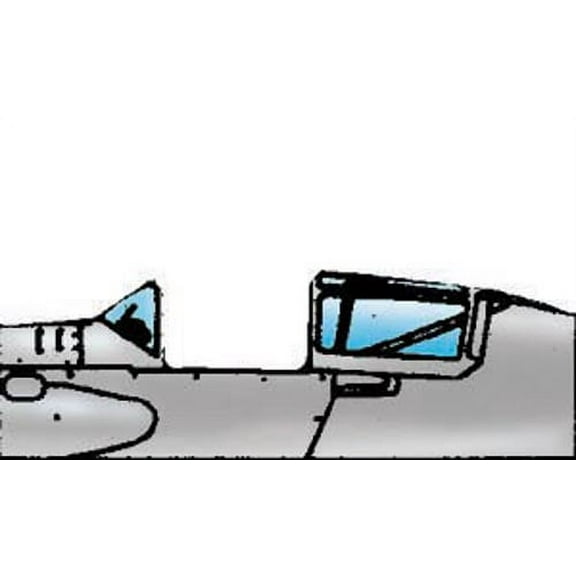 MiG-3 Vacuform Canopy x2 for ICM (1/48 model kit accessory)