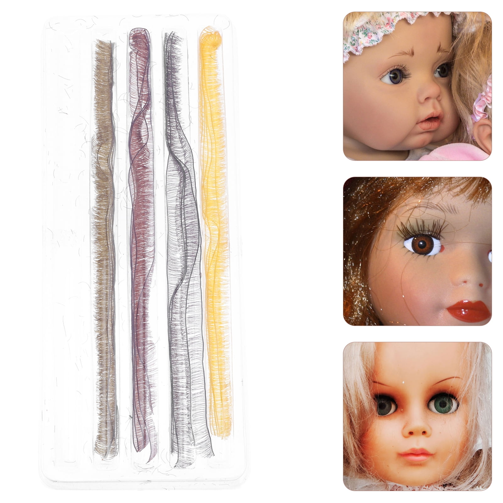 20PCS Manual DIY Doll Eyelash Handmade Doll Eyelashes Realistic
