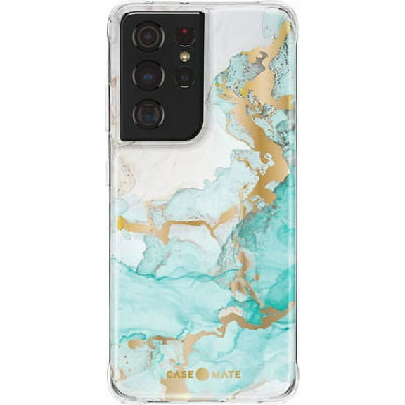 Case-Mate Prints Case for Galaxy S21 Ultra 5G - Ocean Marble