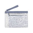 thumbnail image 3 of Bolsa George para Mujer Accesoria Mini Transparente con Cierre, Estampado Manchas Azul, 3 of 4