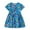Blue, variant on JUoaLXG Baby Girls Casual Dresses Summer Cotton Short Sleeve Dress Holiday Wear,Blue,1-2 Years