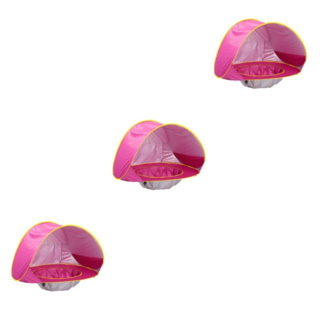 Guardoinrt Tente de Plage Colorée avec Piscine Garçons et Filles Plaisir Intérieur et Extérieur Rouge Rose Ensemble de 3