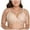 Khaki, variant on Women's Minimizer Bra Plus Size Underwire Smooth Full Coverage Seamless Bras Black 90I