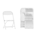 thumbnail image 1 of 10 Pk. Kids White Plastic Folding Chair, 1 of 8