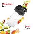 thumbnail image 4 of Blendtec GO (30 oz) Bottle, Reusable Single Serve Blender Cup, Includes Travel Lid, BPA-Free Jar, Clear, 4 of 5